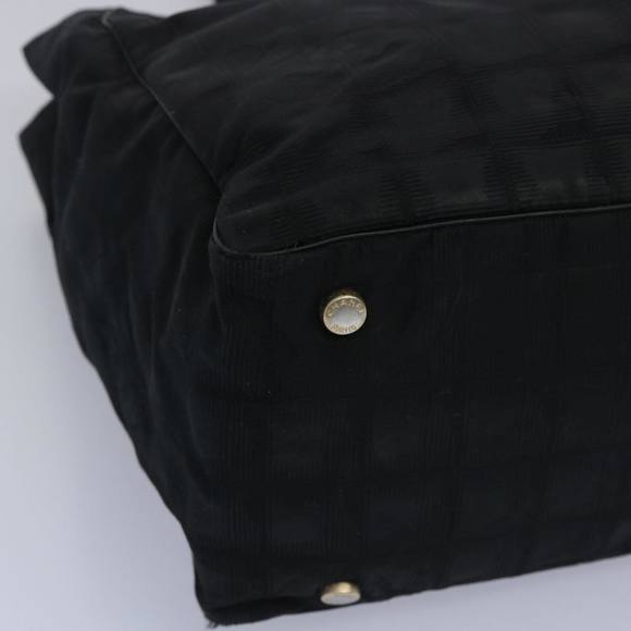 CHANEL New Travel Line Tote Bag Nylon Black CC Auth ep3093 - Picture 9 of 16